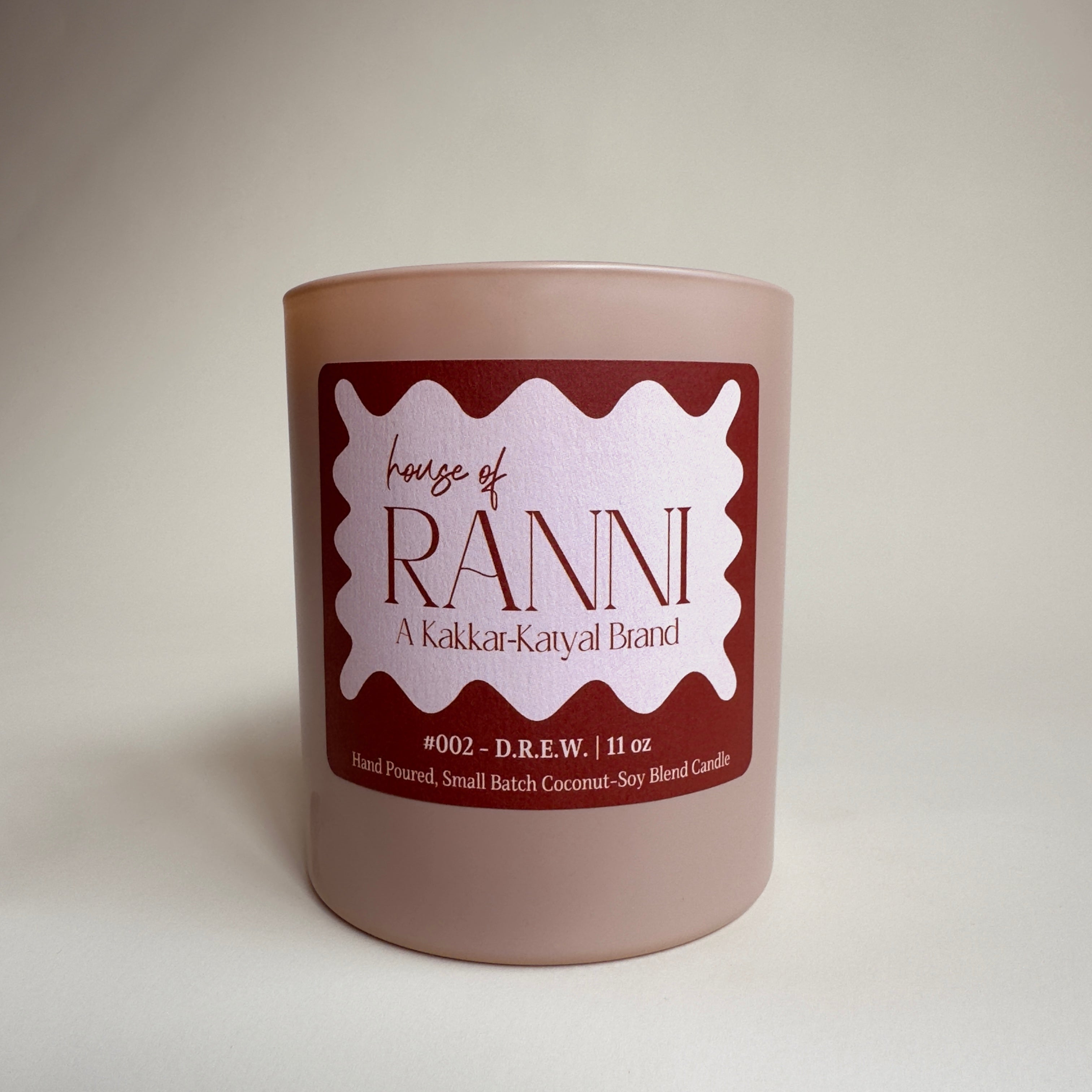 D.R.E.W. | Coconut-Soy Wax Candle #002