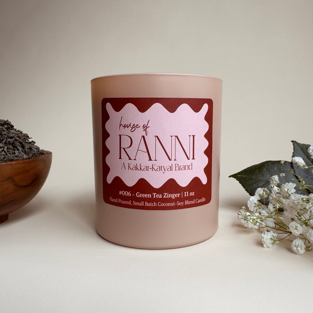 Green Tea Zinger | Coconut-Soy Wax Candle #006