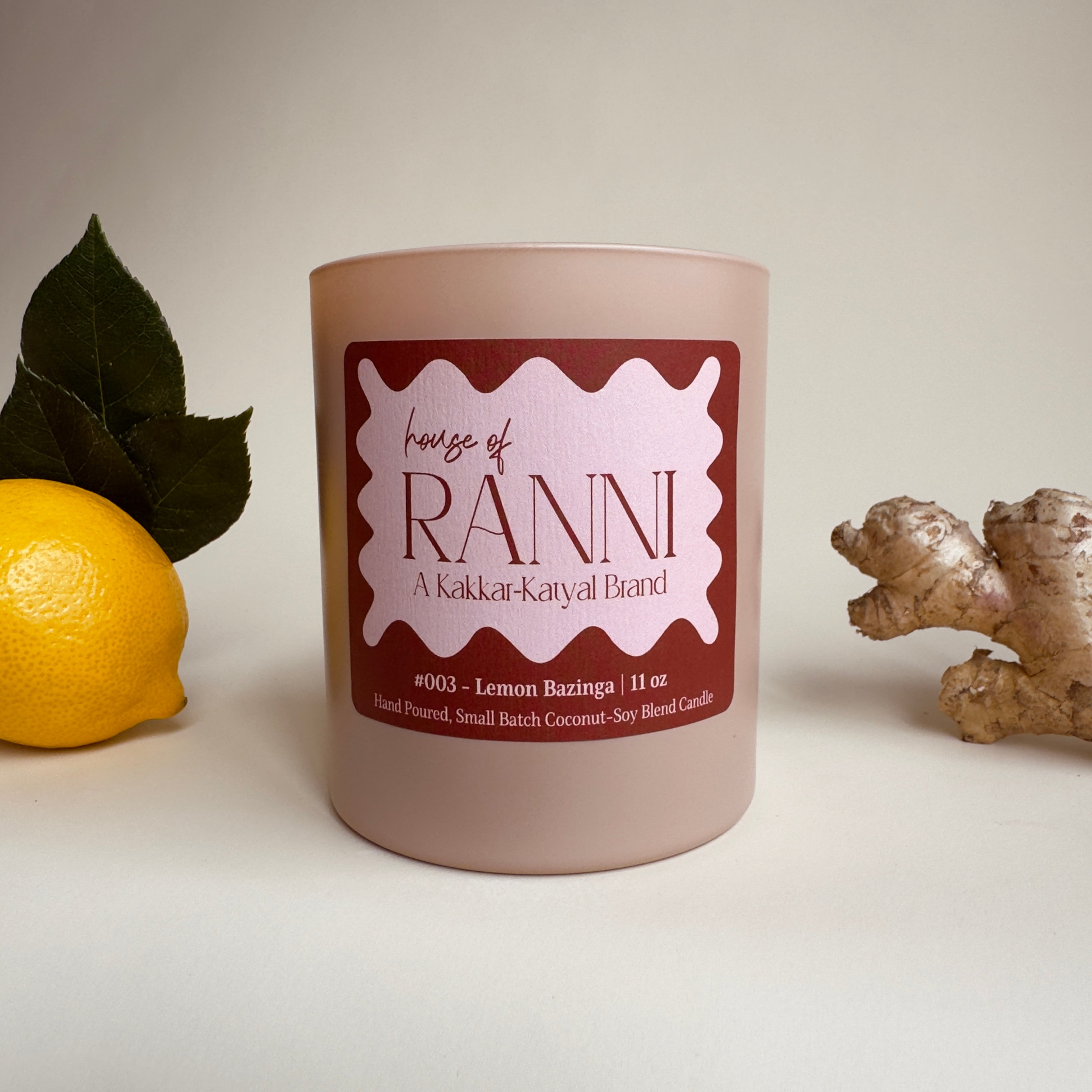 Lemon Bazinga | Coconut-Soy Wax Candle #003