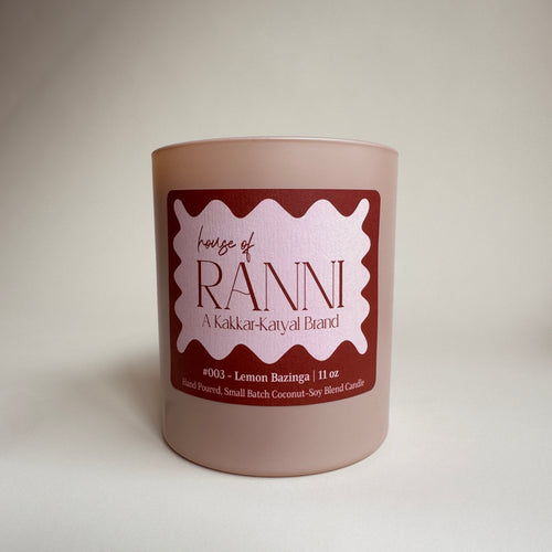 Lemon Bazinga | Coconut-Soy Wax Candle #003