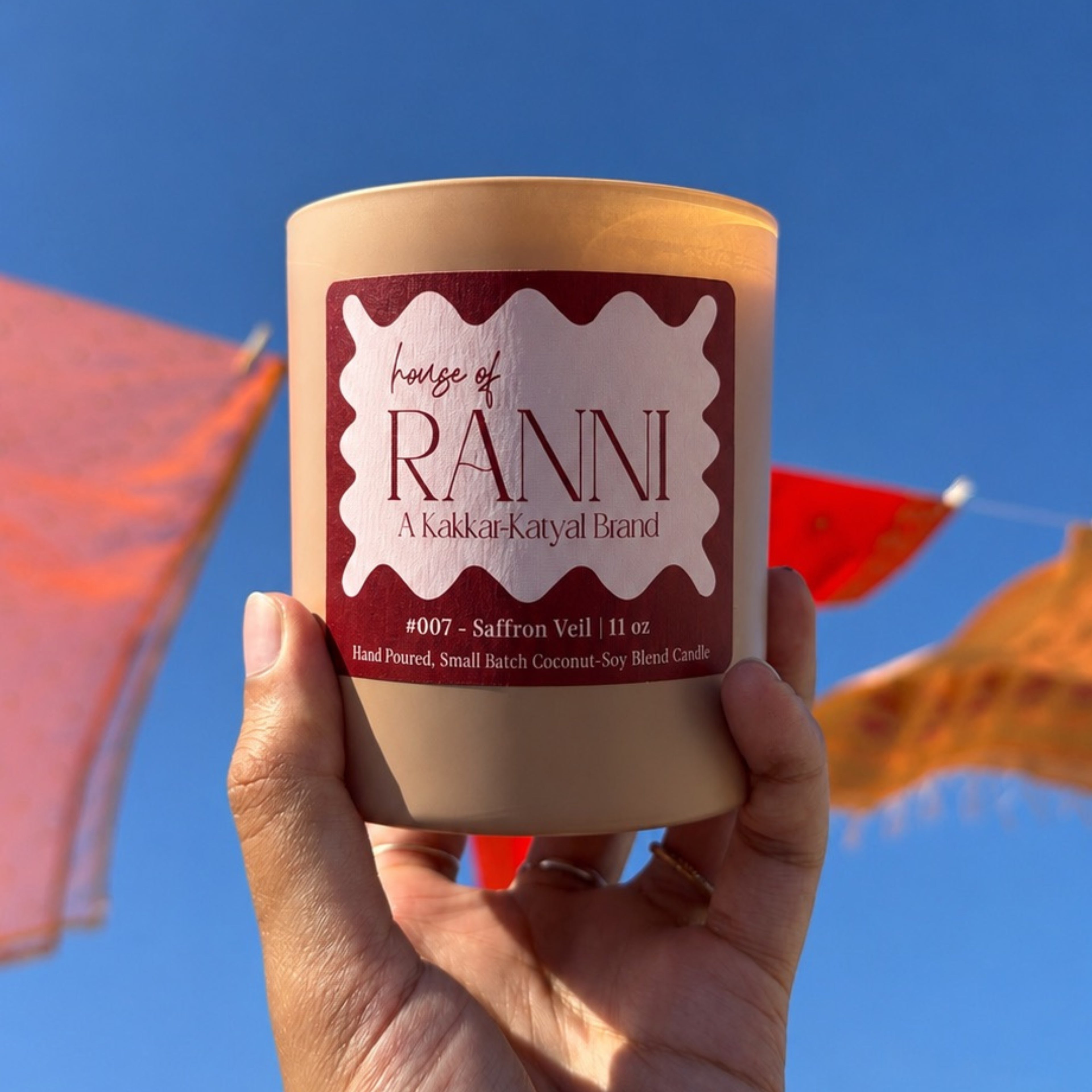 Saffron Veil | Coconut-Soy Wax Candle #007