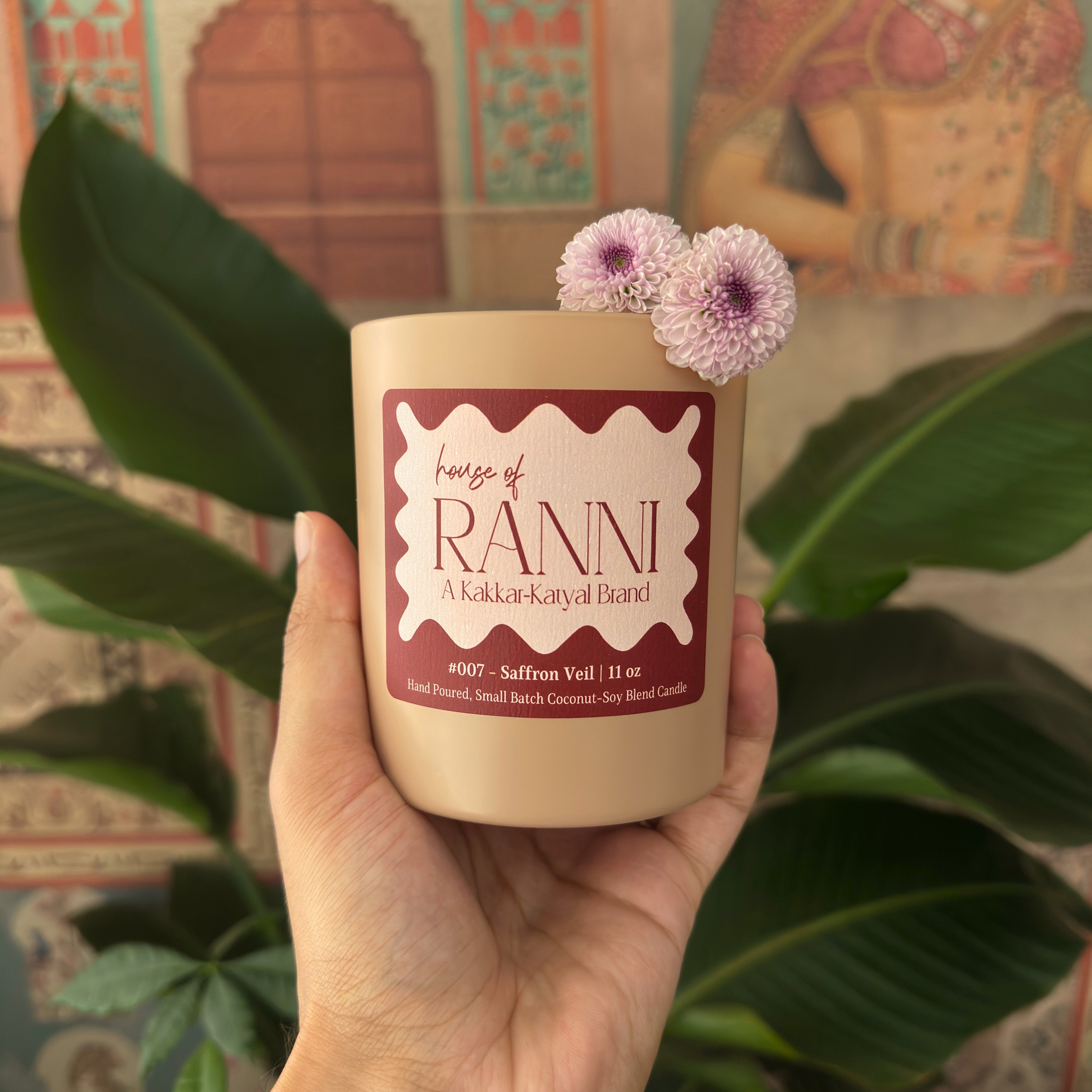 Saffron Veil | Coconut-Soy Wax Candle #007