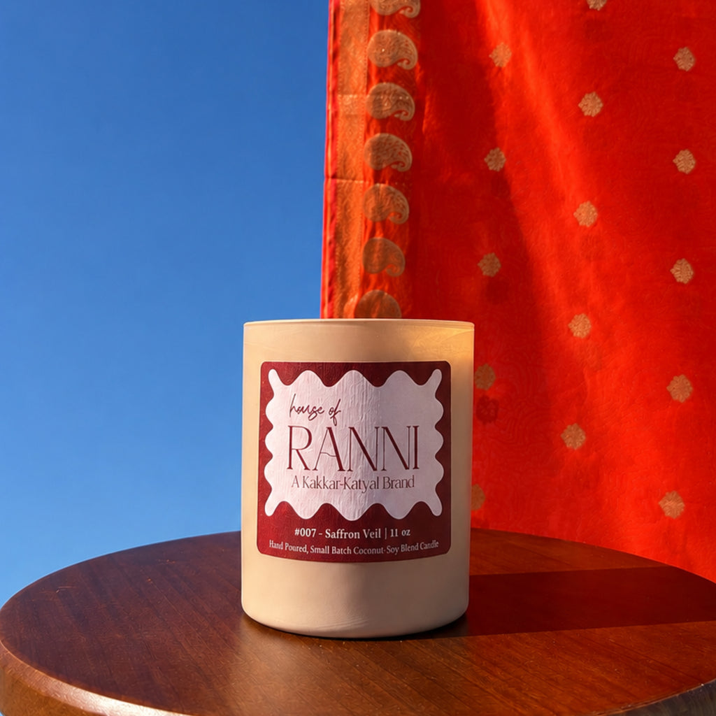 Saffron Veil | Coconut-Soy Wax Candle #007